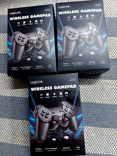 Logilink wireless gamepad 4g - gamepad, 2,4g